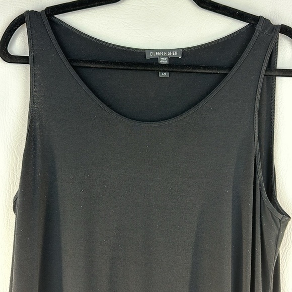 Eileen Fisher Minimalist Viscose Tank Maxi Dress, L - Picture 2 of 6